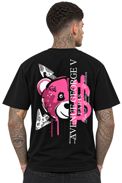 Avenue Greoge - V Pink/Black shirt