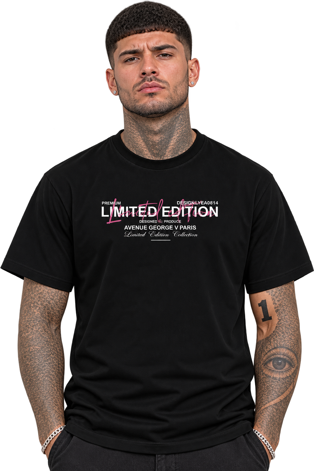 Avenue Greoge - V Pink/Black shirt