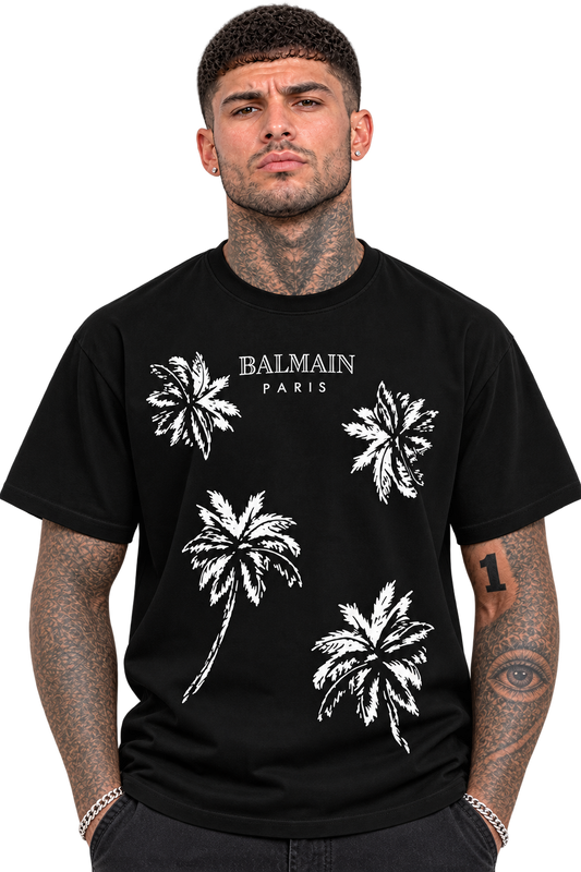 Balmain Palm - BLACK shirt
