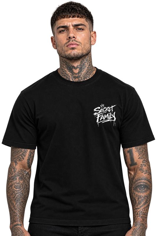 SECRET FAMILY - GANG Black shirt