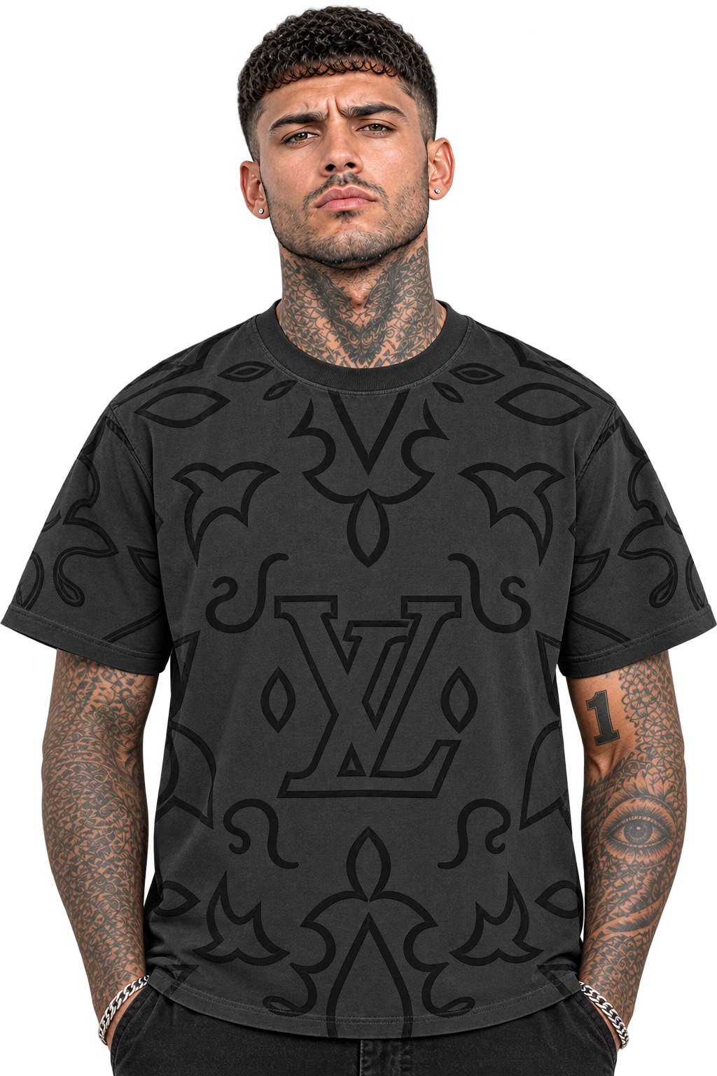 LV - Logo Grey shirt
