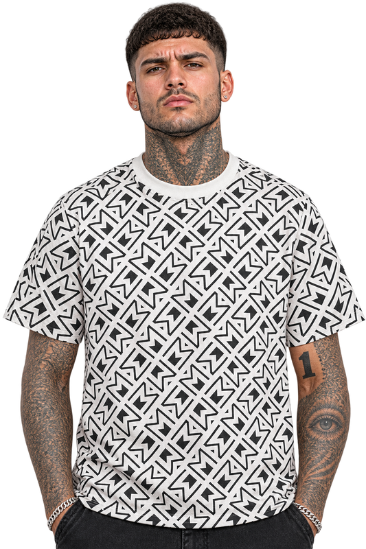 MONCL€R Pattern - White shirt